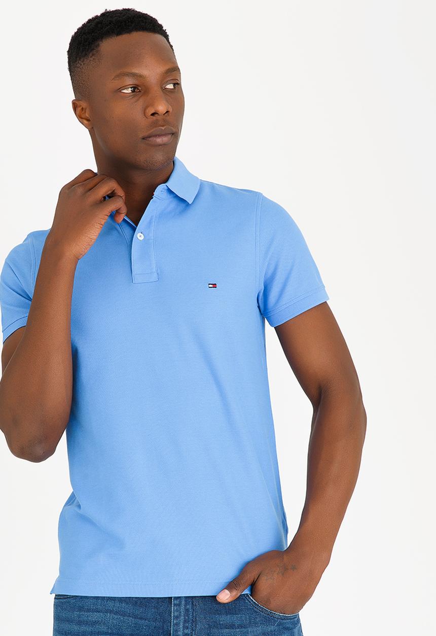 Tommy Hilfiger - Slim Fit Polo Golfer Blue