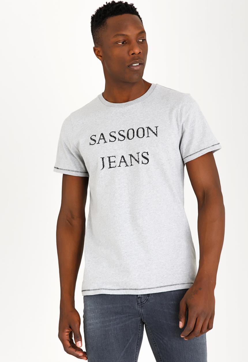 Sassoon - Embroidered Winter Tshirt Grey