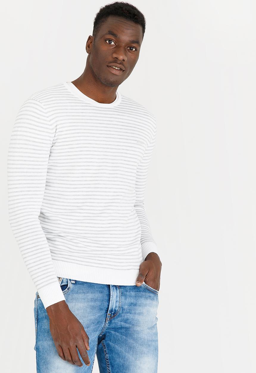 Sassoon - Stripe Sweater Grey