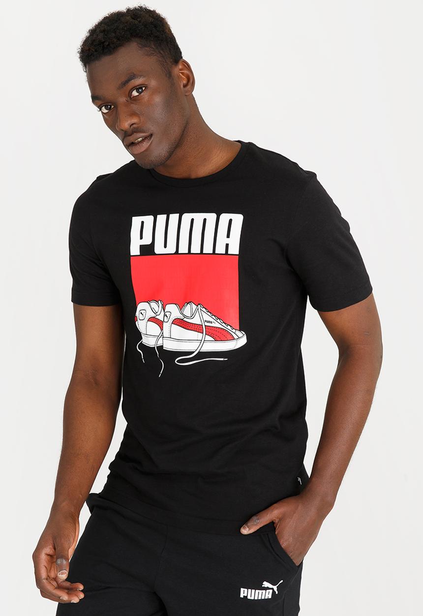 PUMA - Sneaker Printed Tee Black