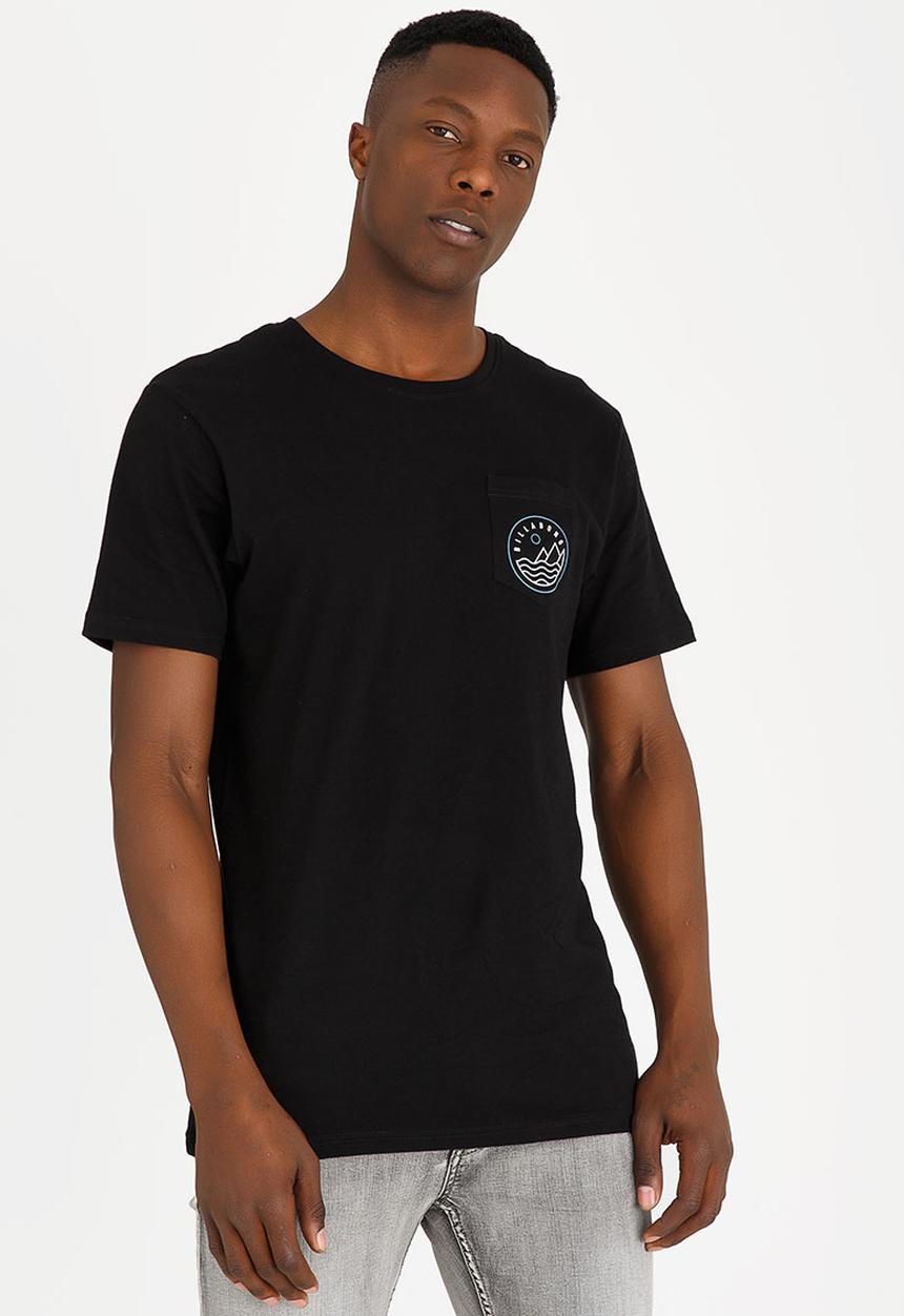 Billabong  - Trekking Pocket Cotton Tee Black