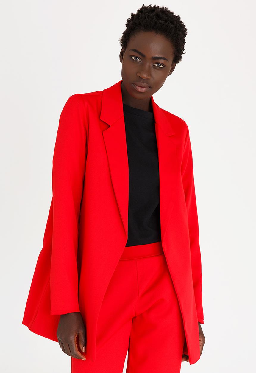 STYLE REPUBLIC - Oversized Blazer Red