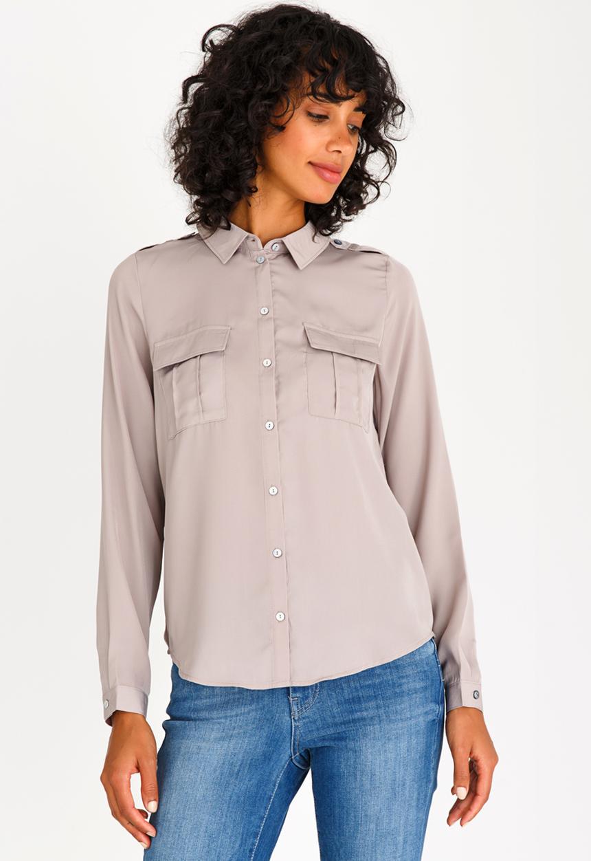ONLY - Iriga Utility Shirt Beige