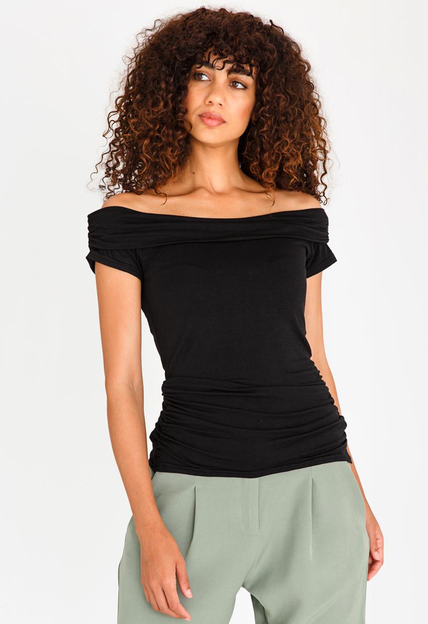 edit - Bardot T-shirt Black