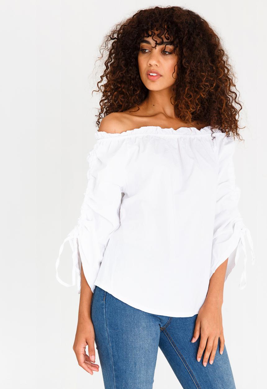 Revenge - Off shoulder Top White