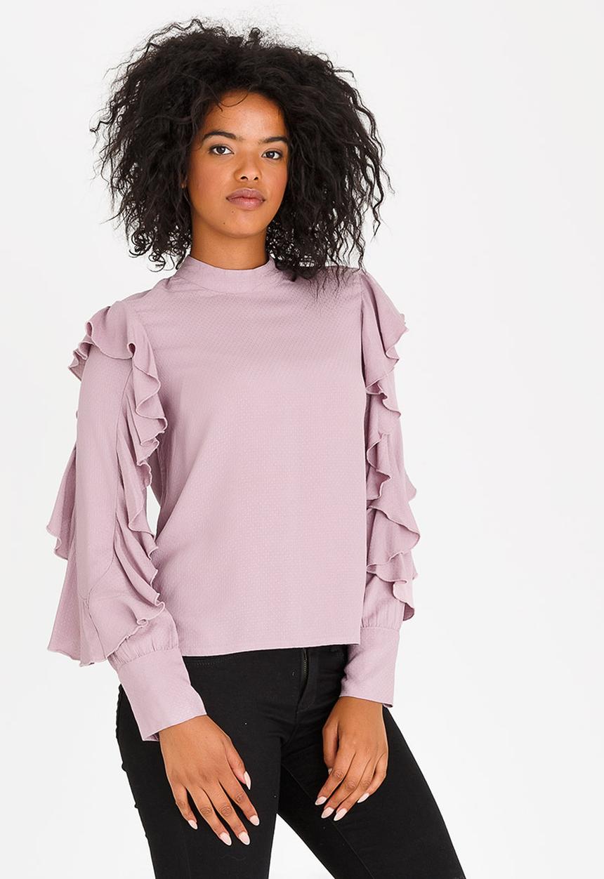 Vero Moda - Manisa Frill Top Mid Purple