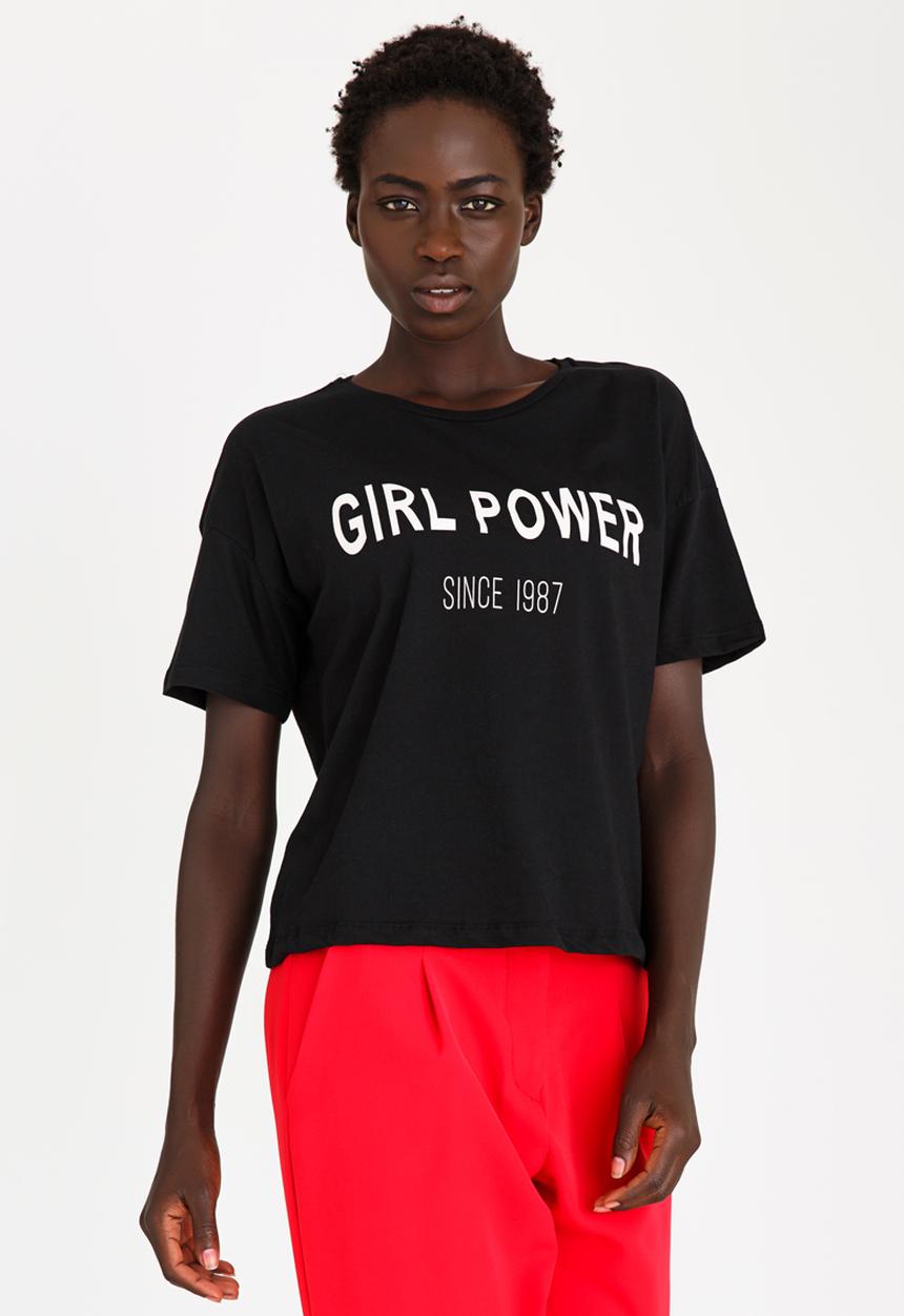Vero Moda - Since Cropped Top Black