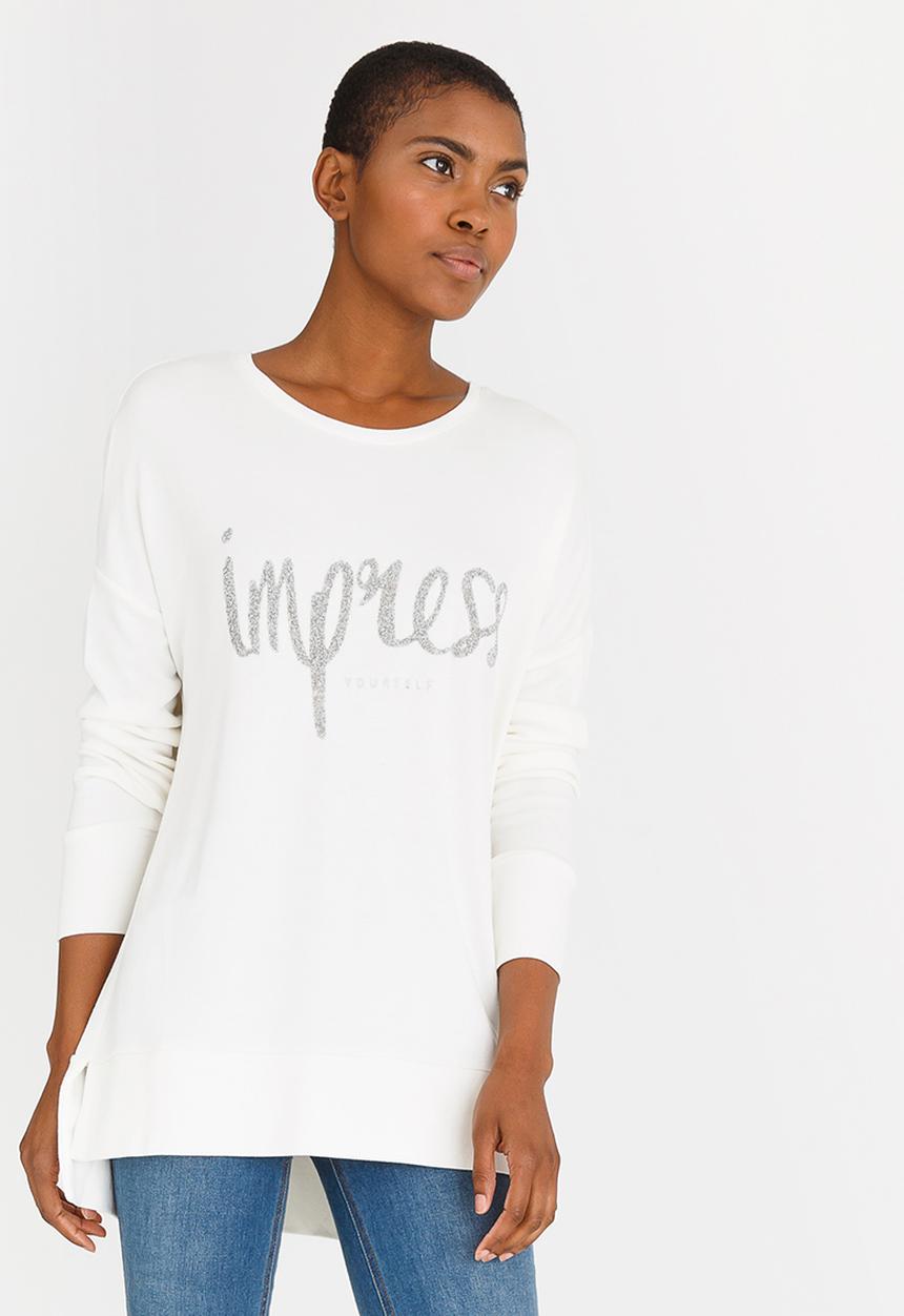 c(inch) - Sweat Top White