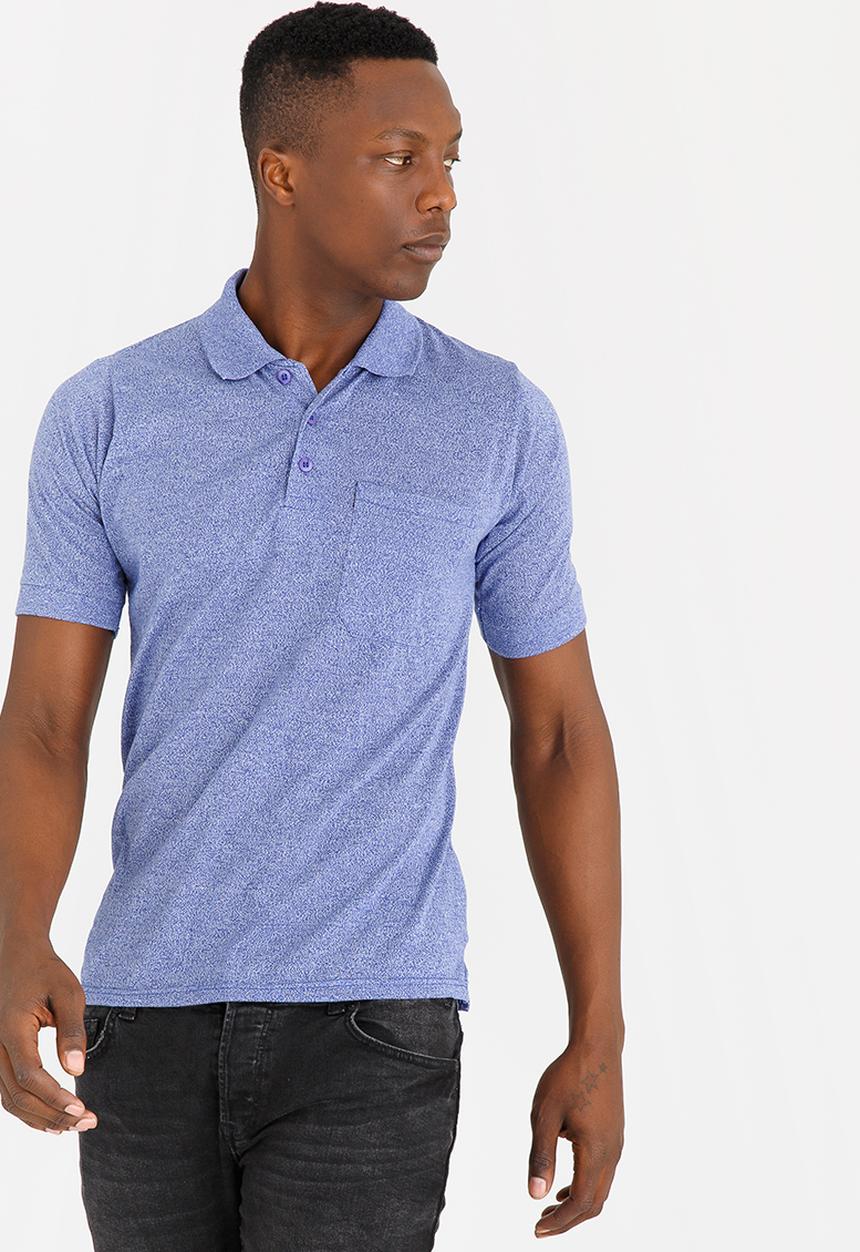 STYLE REPUBLIC - Pocket Detail Golfer Dark Purple