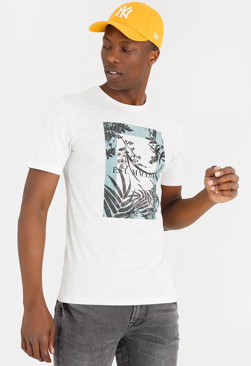 Only & Sons - Crew Neck Tee Pale Grey