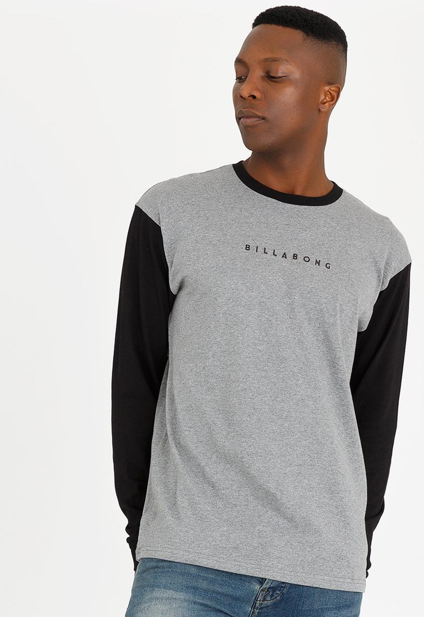 Billabong  - Word Smith Printed Tee Grey