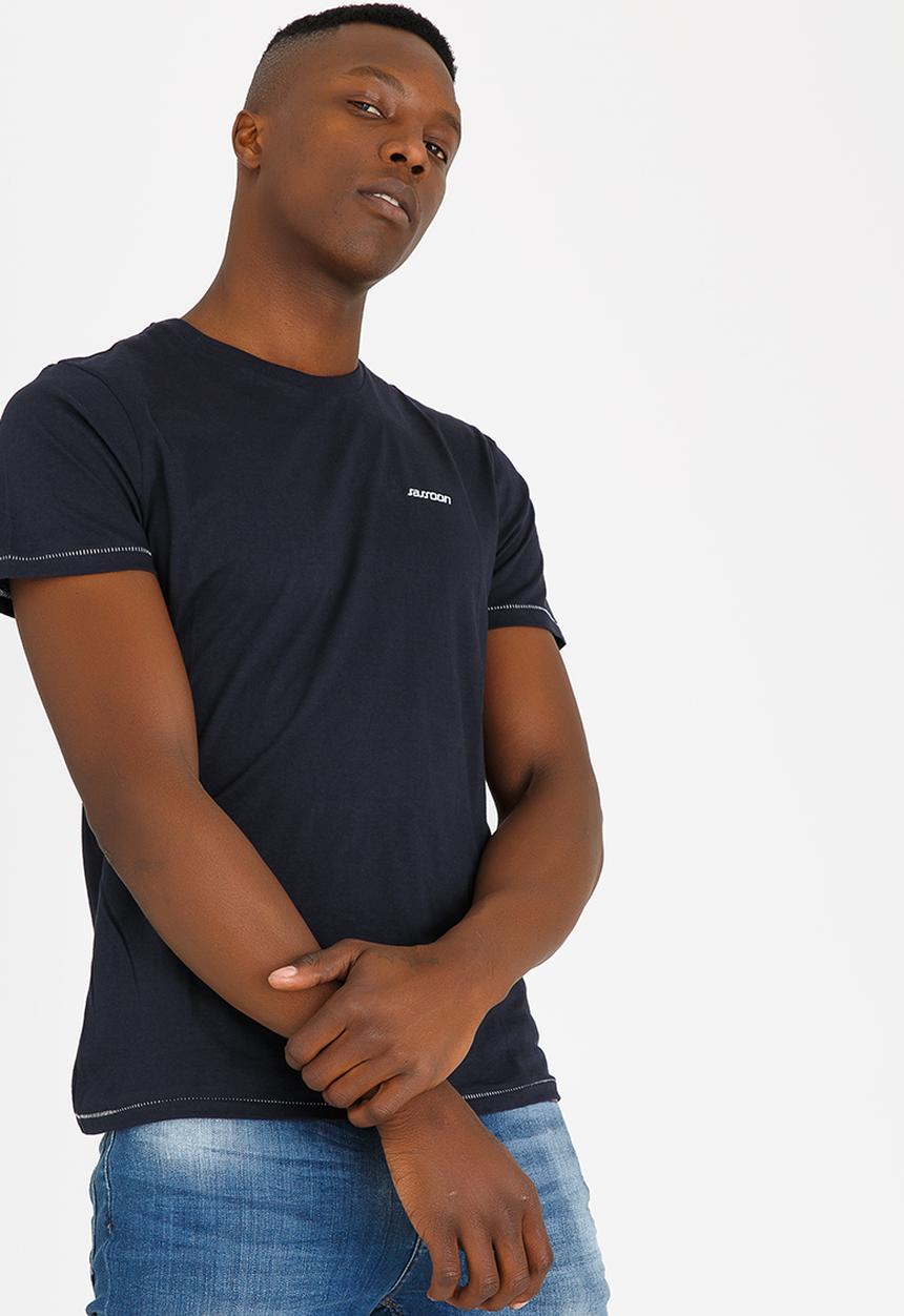 Sassoon - Crew Neck Winter Tee Navy