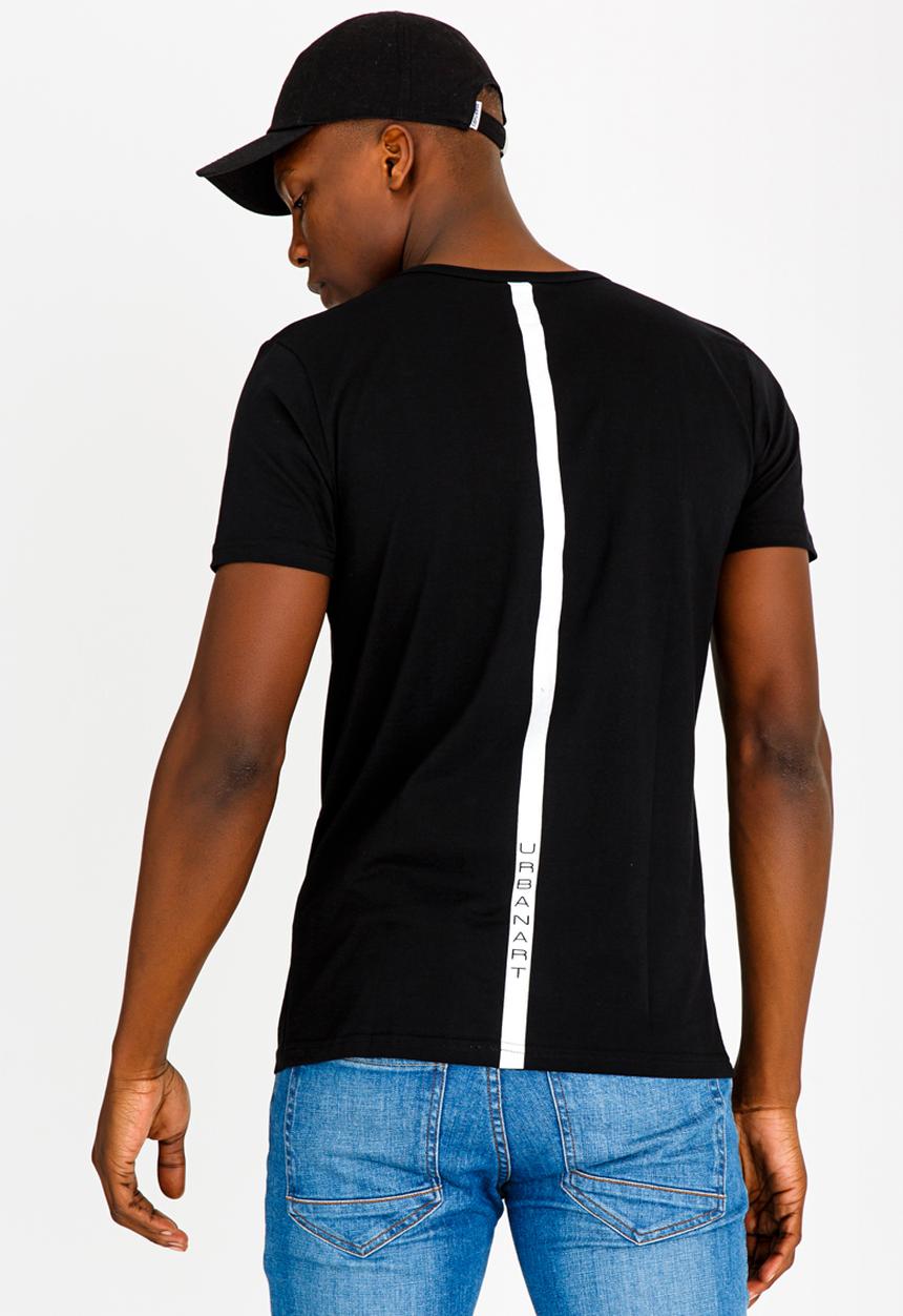 UrbanArt - Blaze Crew Neck T-shirt Black