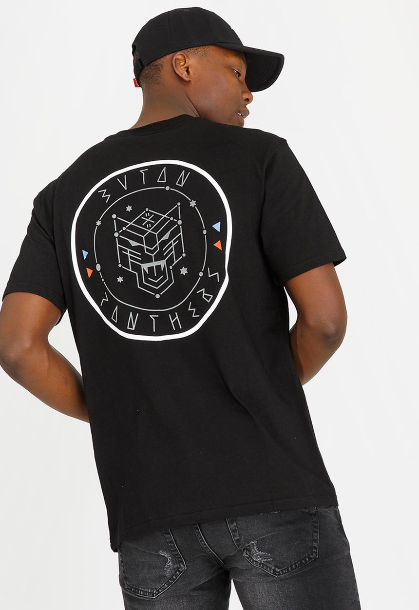 Butan - Glow In Dark Printed Tee Black and White