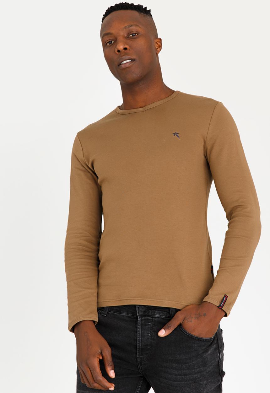 SOVIET - Dust V Neck Muscle Tee Taupe