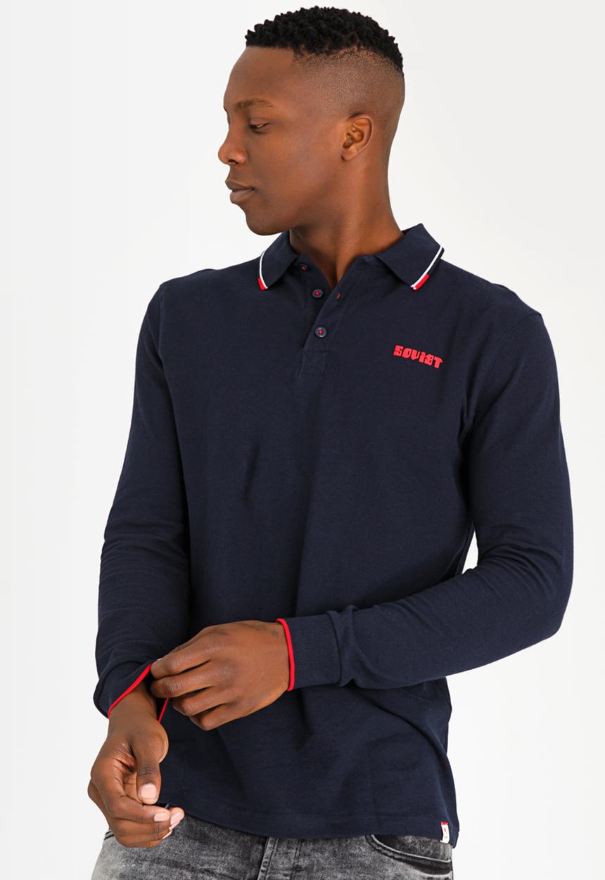 SOVIET - Wimbledon Cotton Pique Golfer Navy