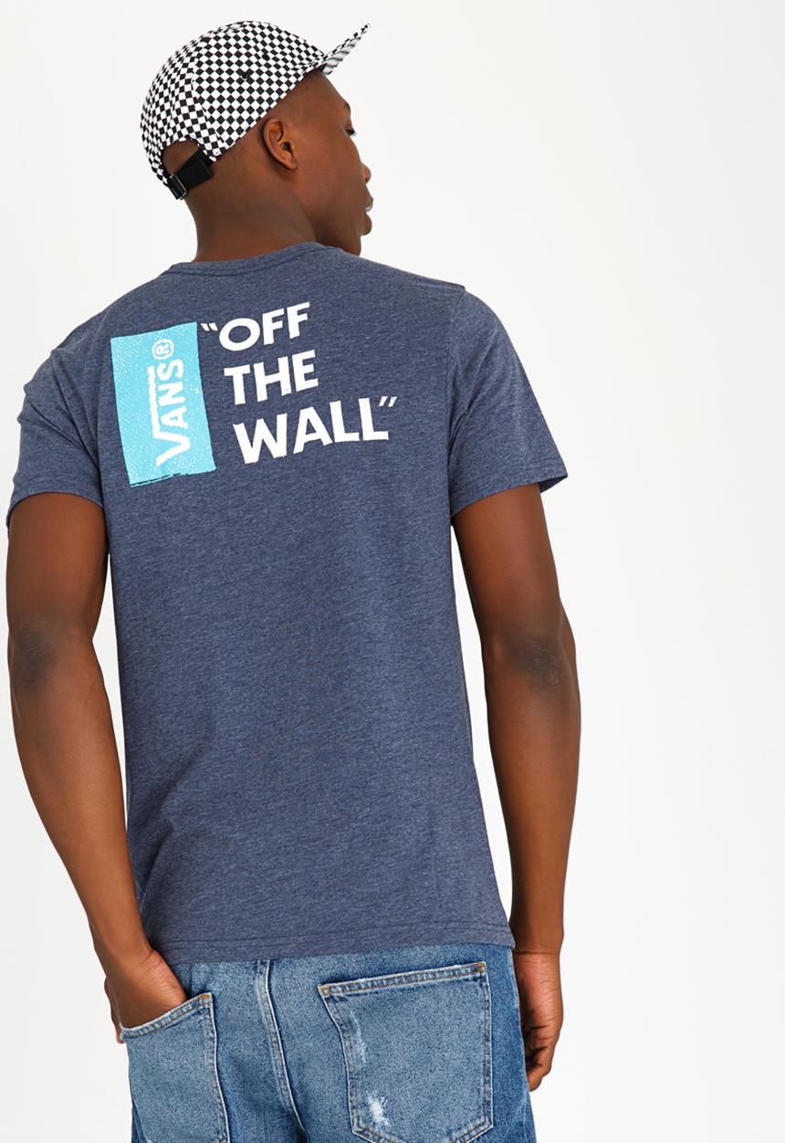 Vans - Vans Off The Wall III Cotton Tee Navy & White