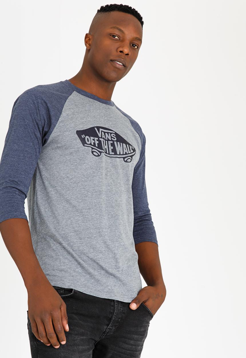 Vans - Vans Off The Wall Cotton Raglan Tee Grey