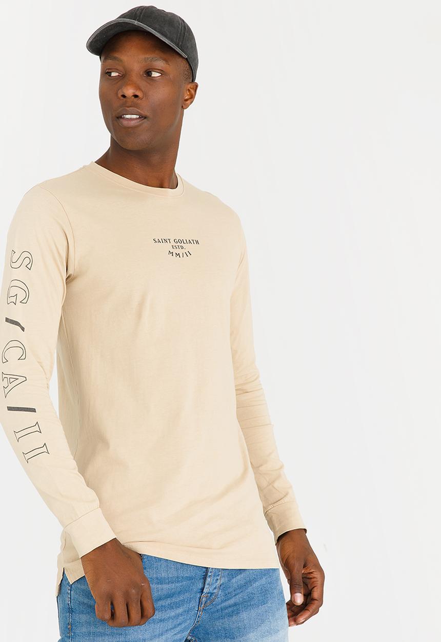 St Goliath - Matrix Cotton Tee Tan