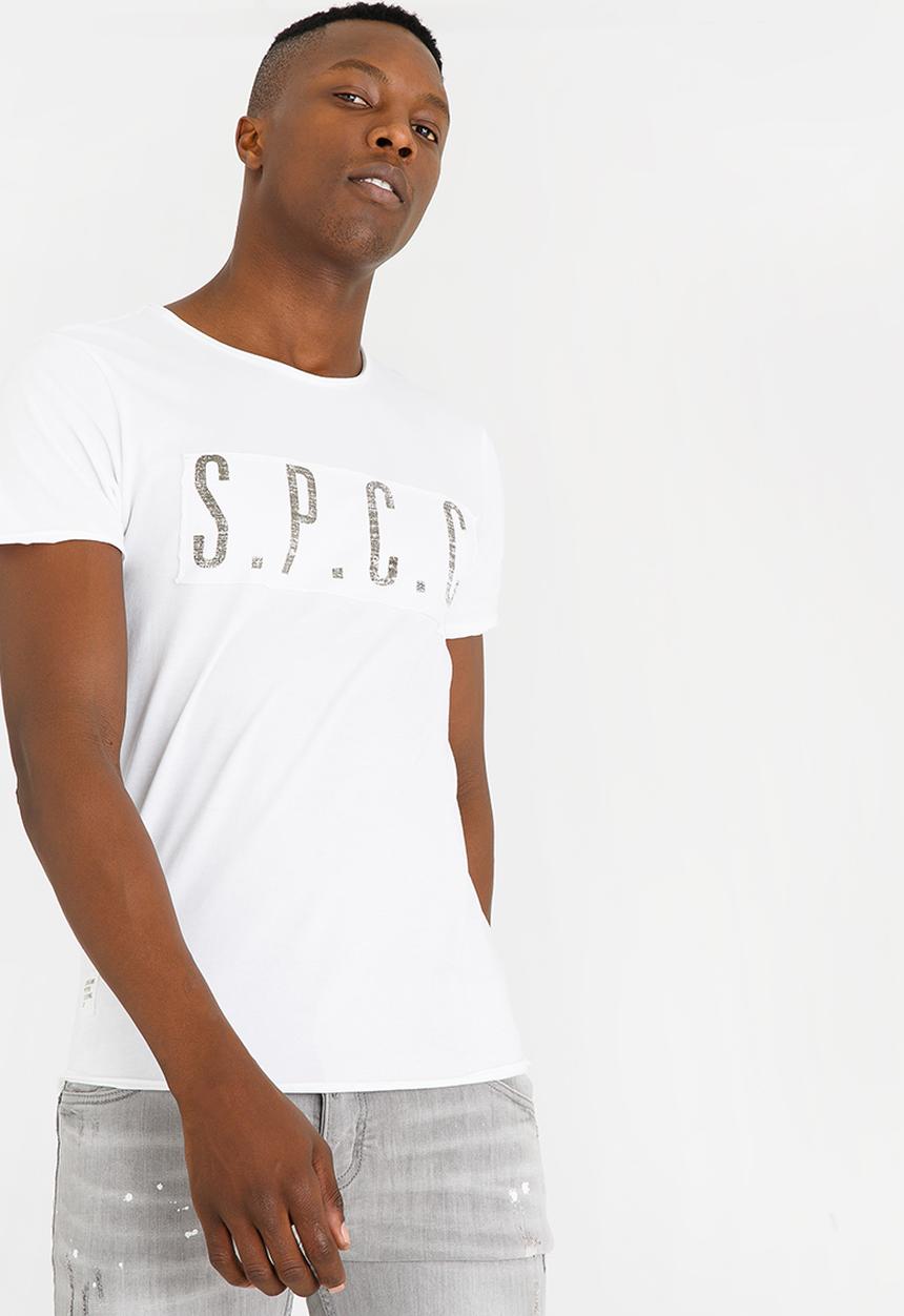 S.P.C.C - Stitched SPCC Panel Tee White
