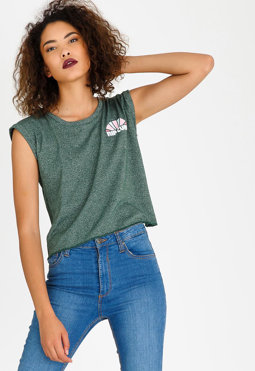 Rip Curl - Horizons Crop Tee Khaki Green