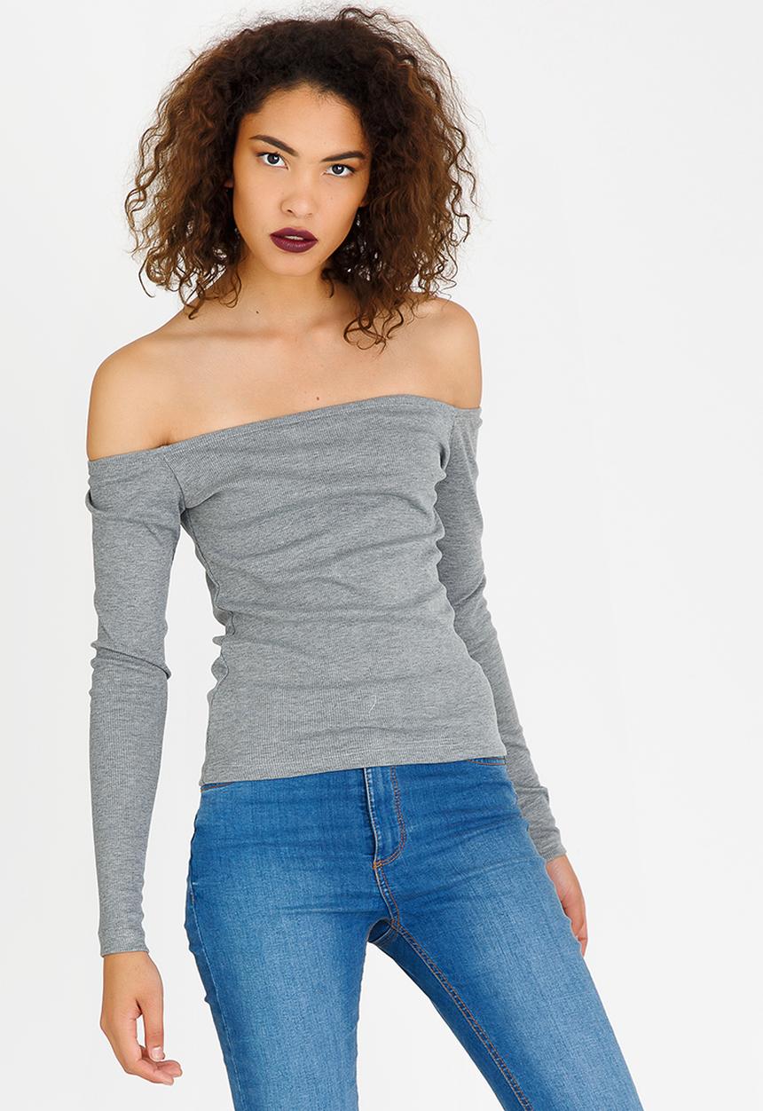 Rip Curl - Off Shoulder Top Grey