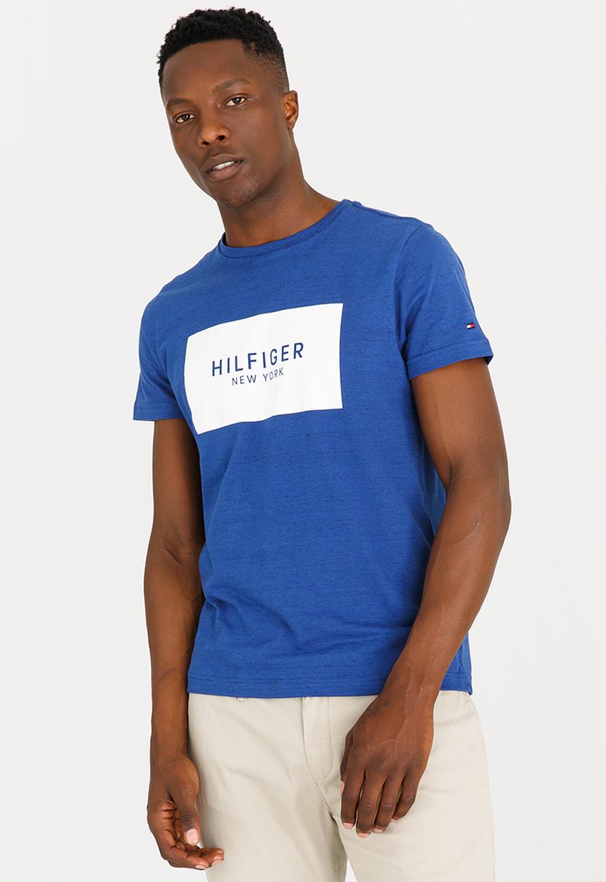 Tommy Hilfiger - Block Graphic Tee Blue