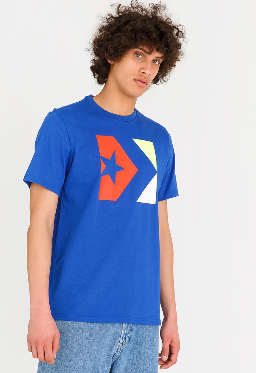 Converse - Converse Star Chevron Box Tee Dark Blue