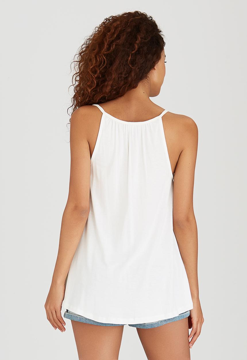 Roxy - California Calling Embroidered Vest Cream