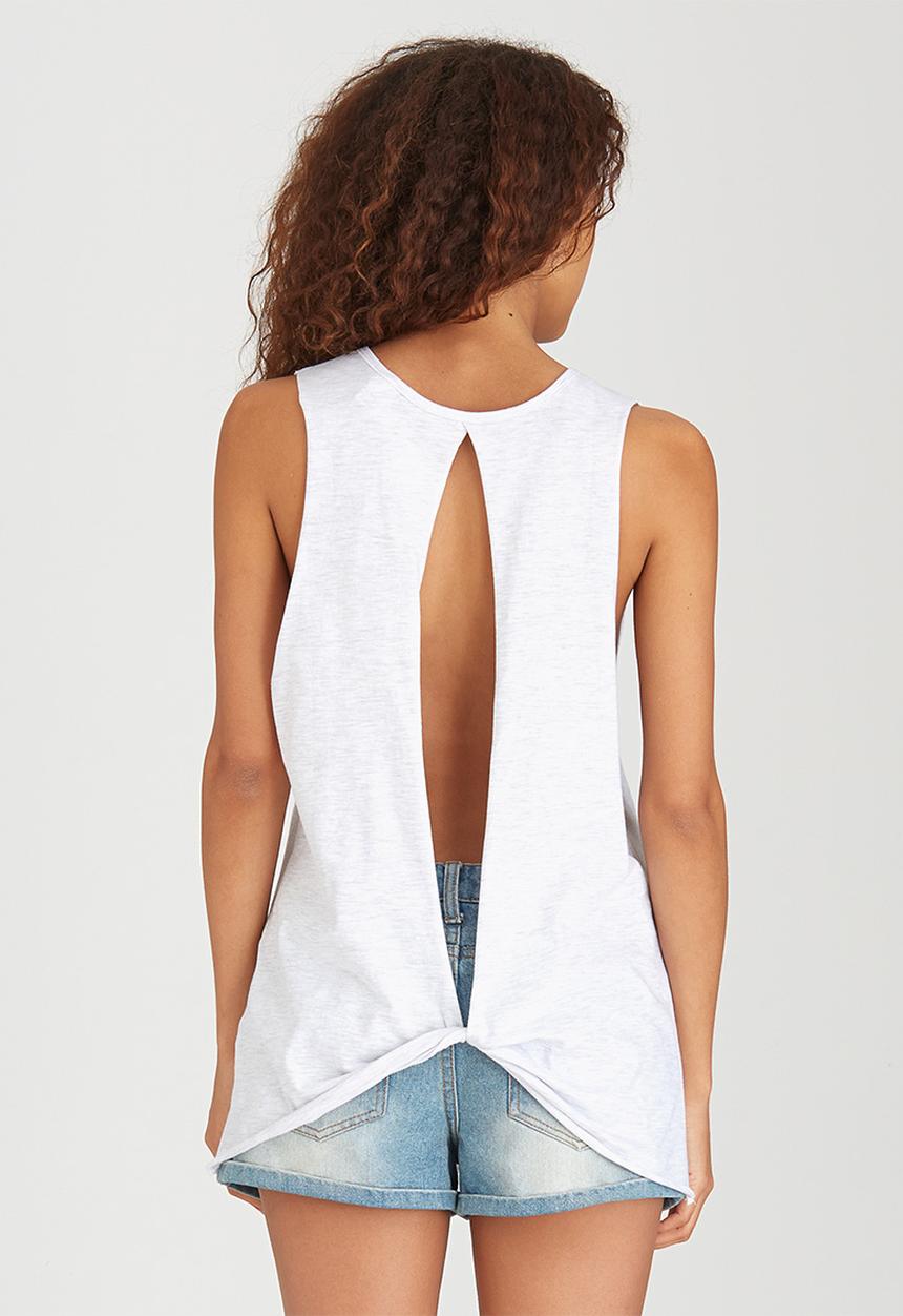 O'Neill - Feather Flower Tank Top Grey Melange