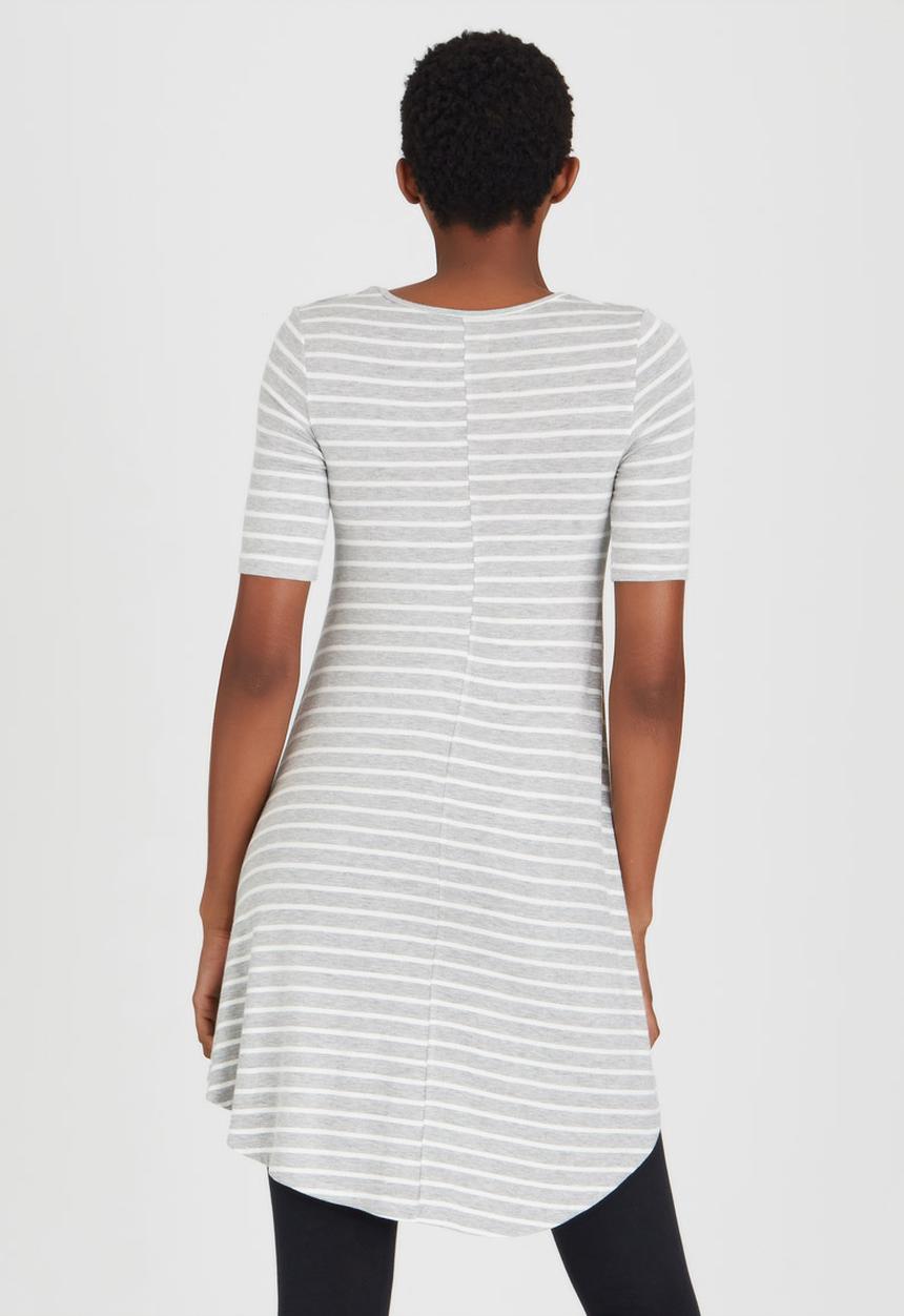 edit Maternity - Longer Length T Grey Melange
