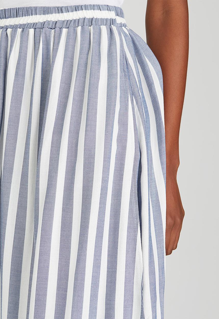 edit - Cross-over Maxi Skirt Pale Blue