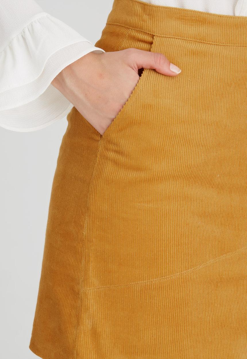 Fashion Union - Tress Mini Skirt Yellow