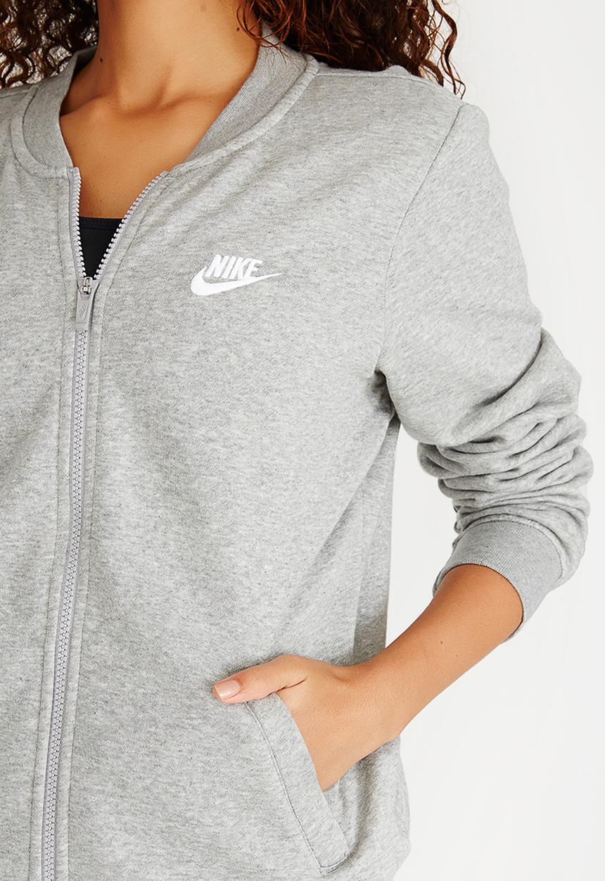 Nike - Nike Sportswear Fleece Jacket Mid Grey