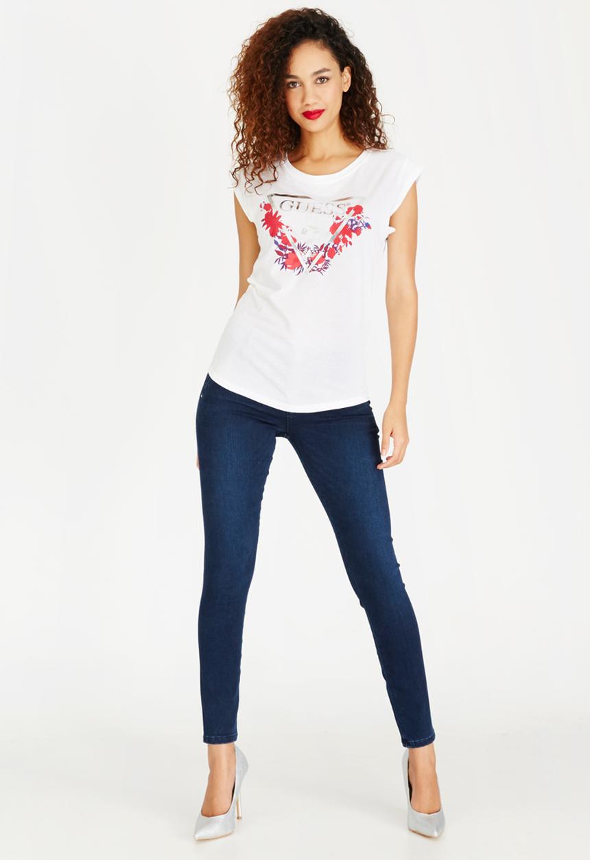GUESS - Poppy Muscle Tee White