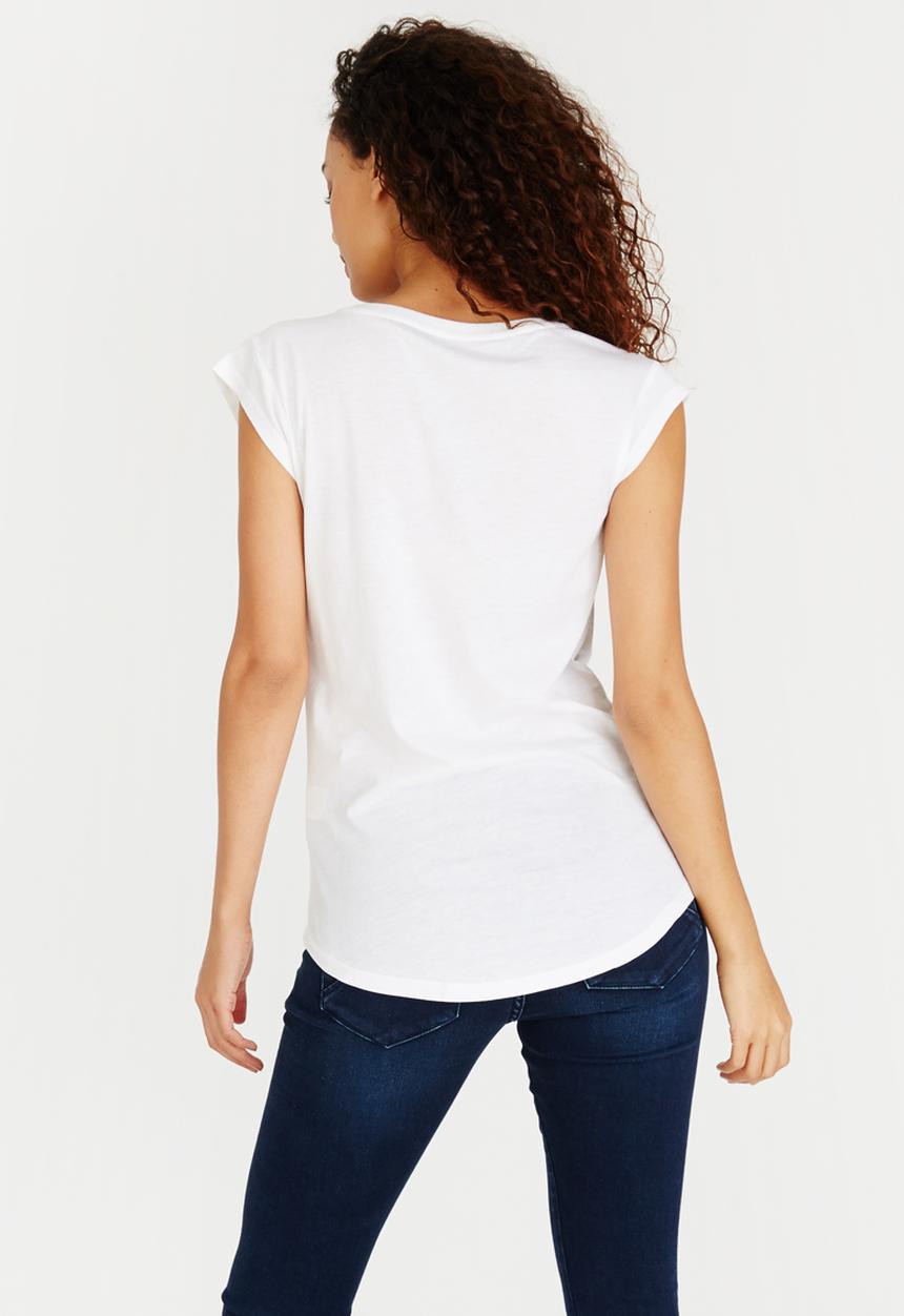 GUESS - Poppy Muscle Tee White