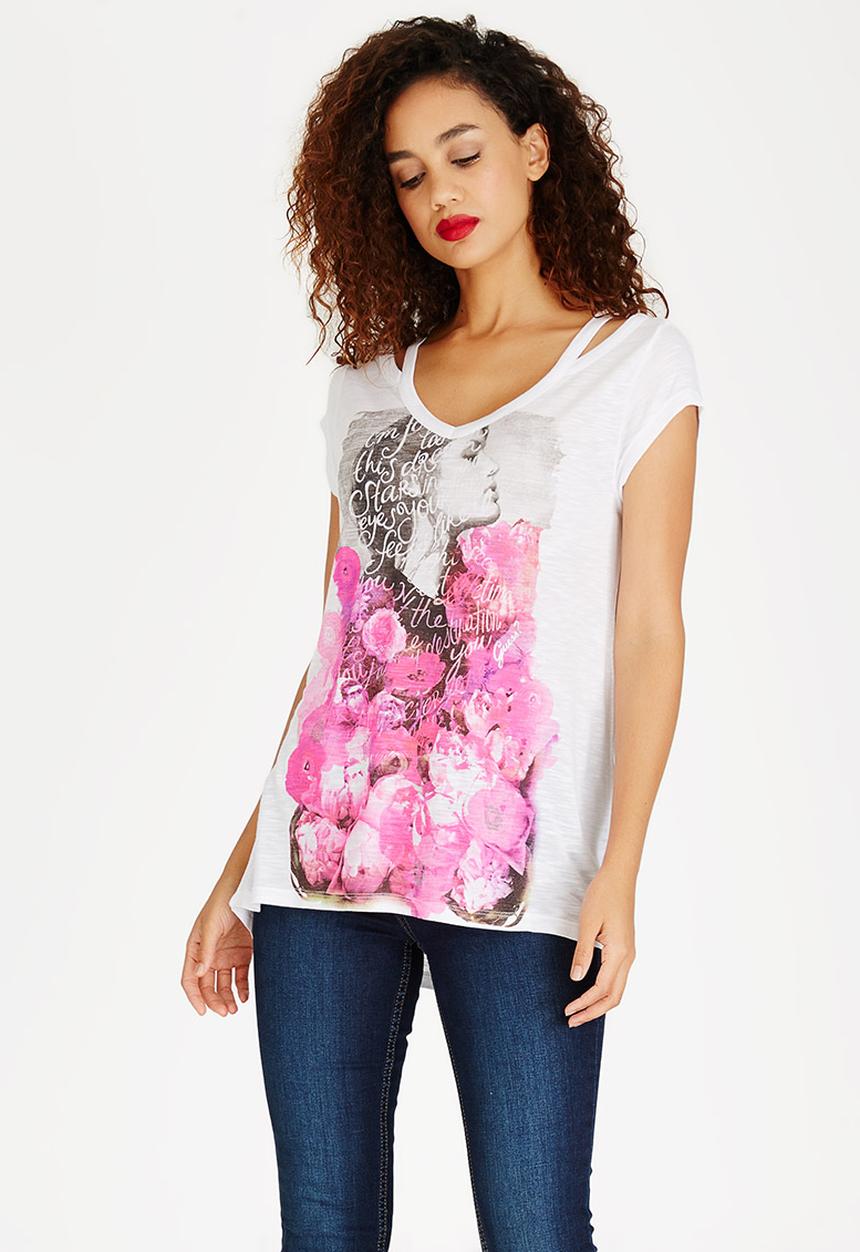 GUESS - Cut-out Tee White