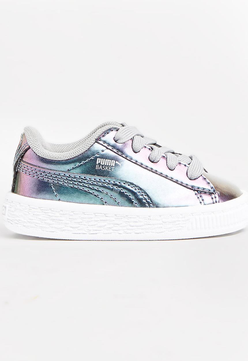 PUMA - Basket Classice Holo Sneaker Silver