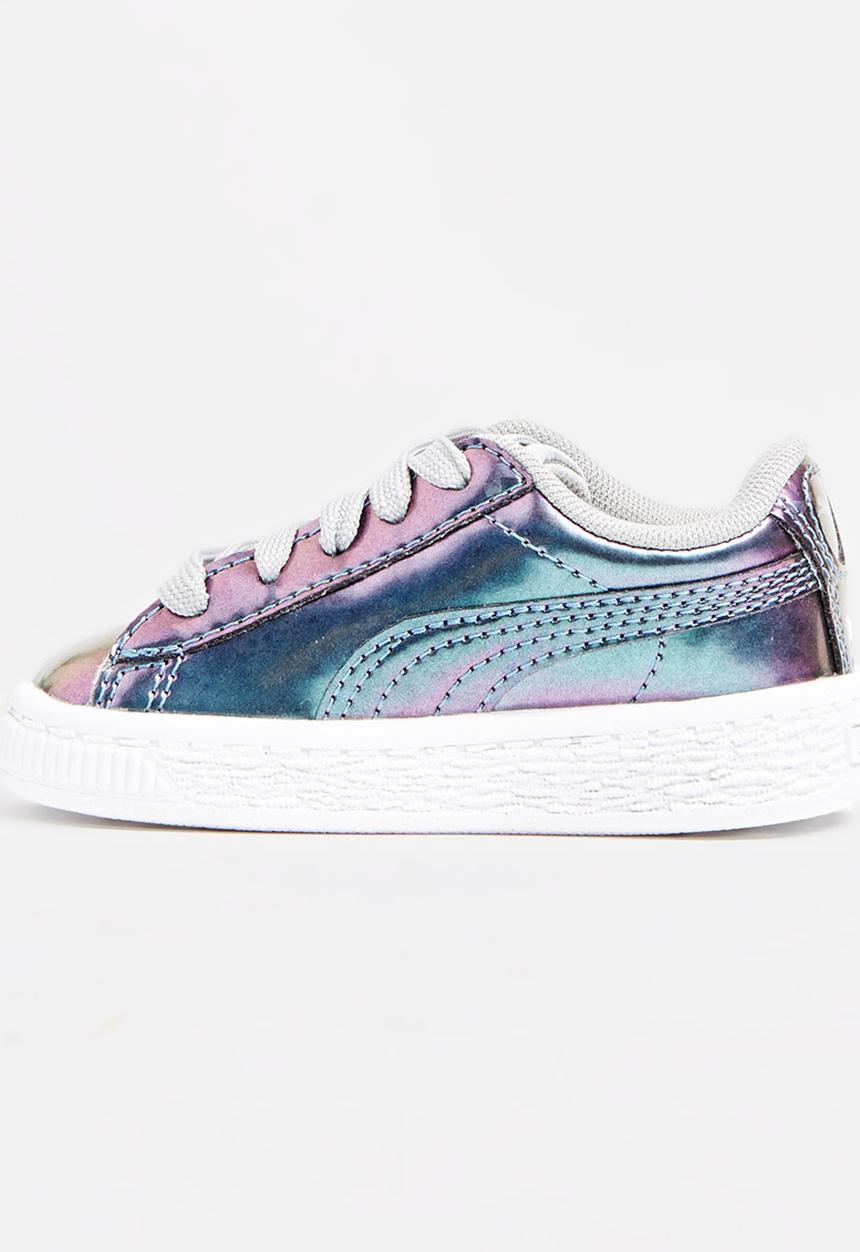 PUMA - Basket Classice Holo Sneaker Silver