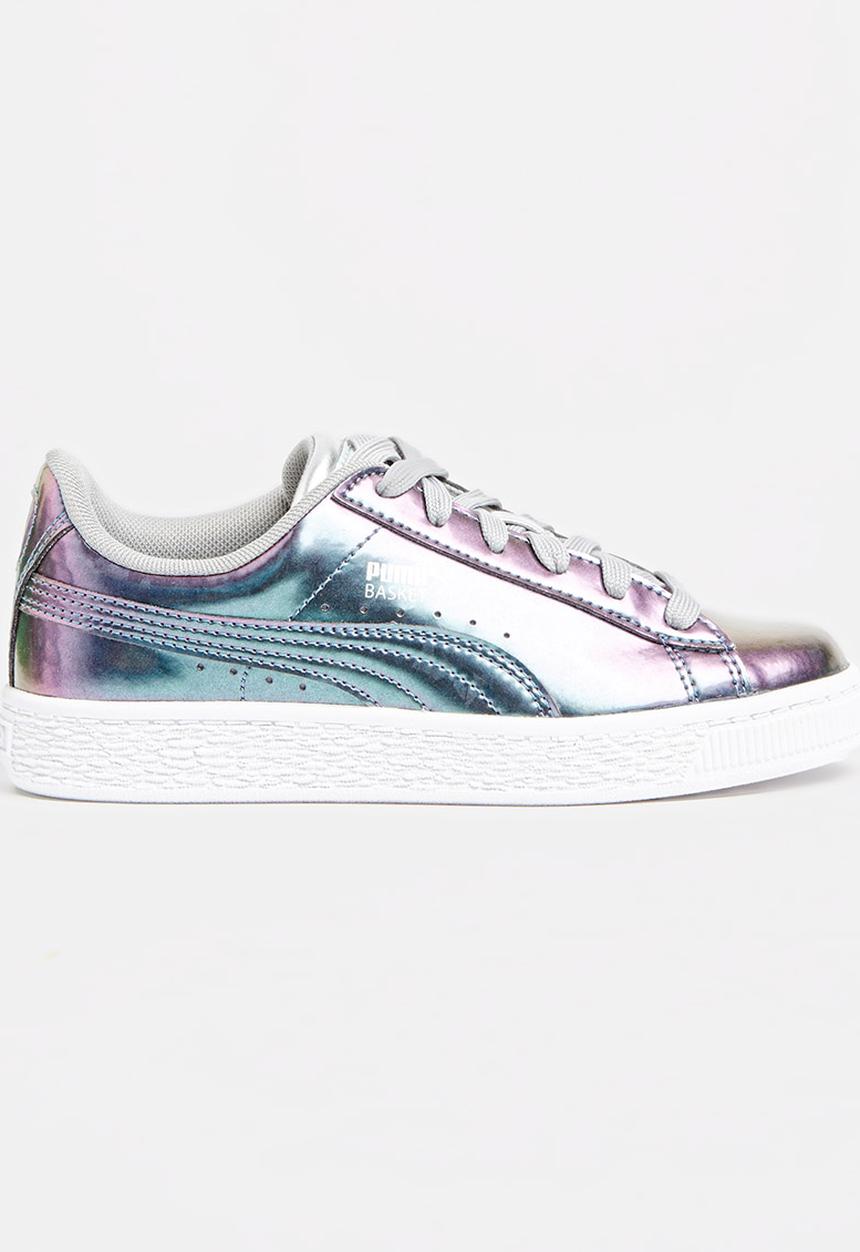 PUMA - Basket Classic Holo  Sneaker Silver