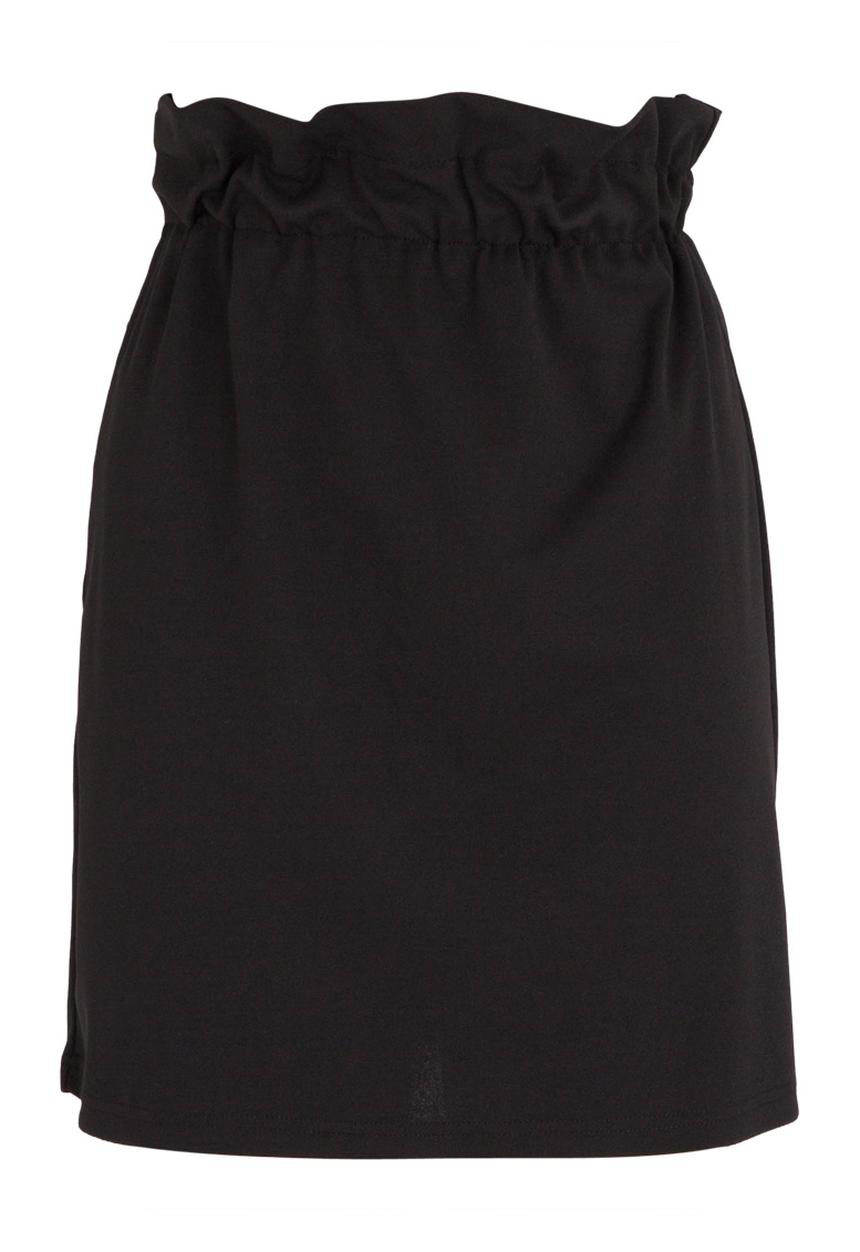 c(inch) - Paperbag Skirt Black