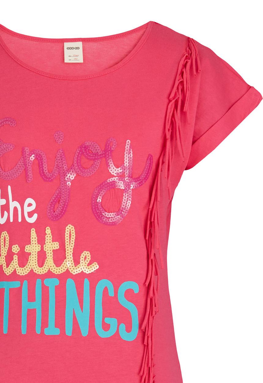 Soobe - Printed Tee Mid Pink