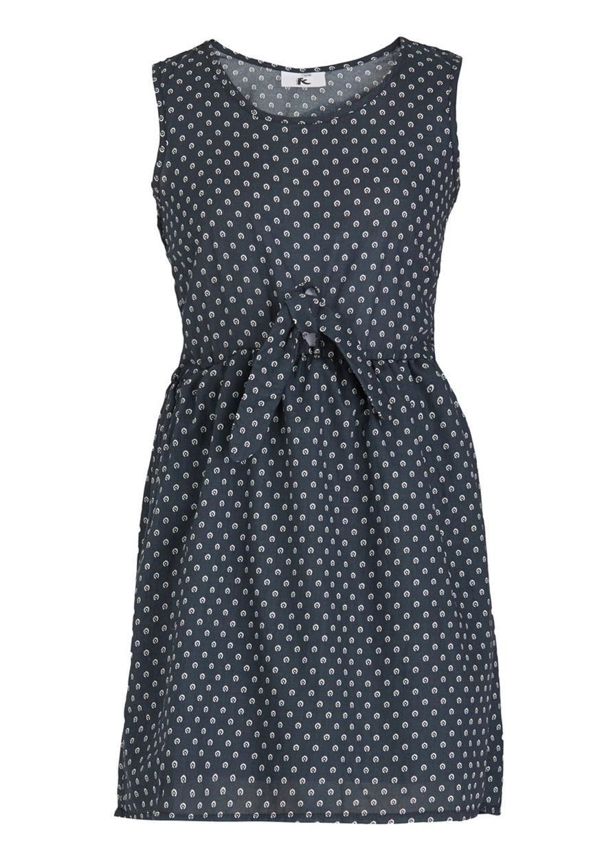 Rebel Republic - Front Tie Dress Multi-colour