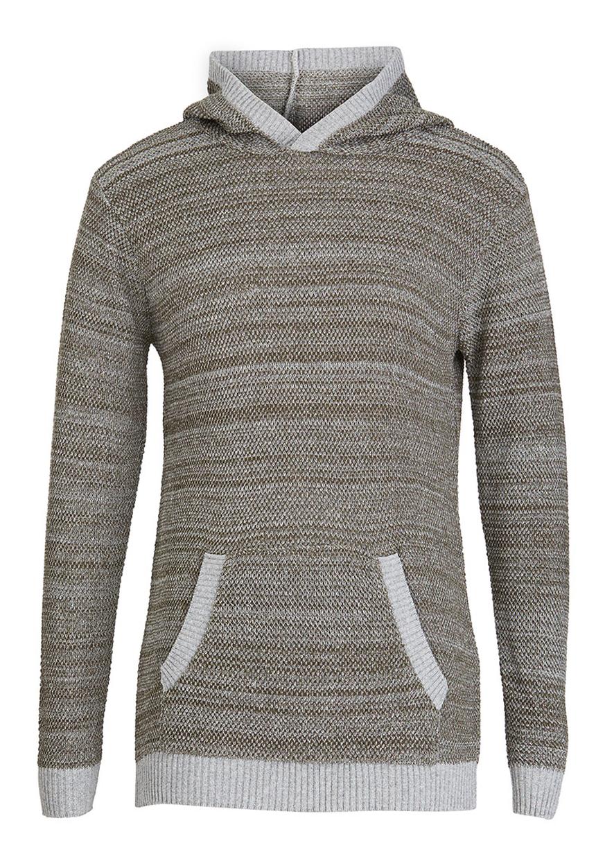 Rebel Republic - Hooded Jumper Grey