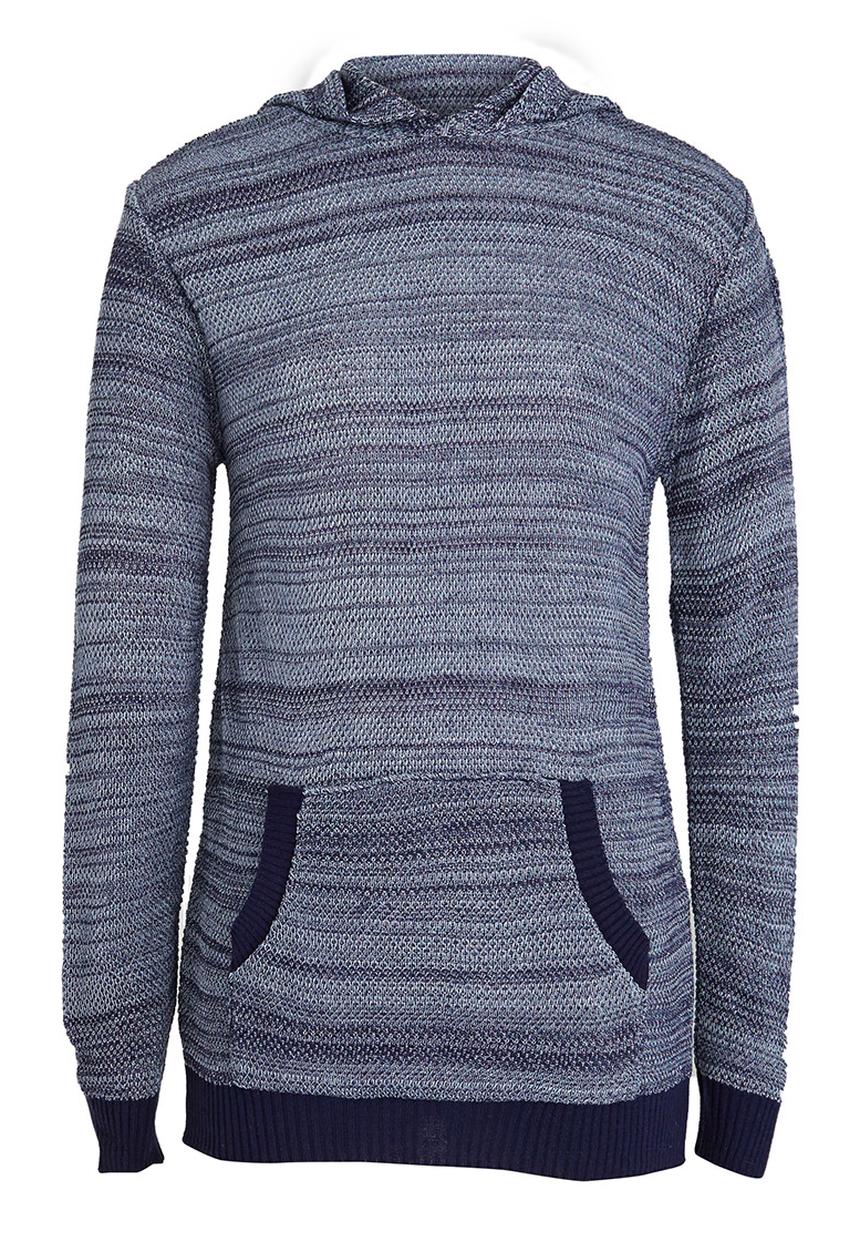 Rebel Republic - Hooded Jumper Navy
