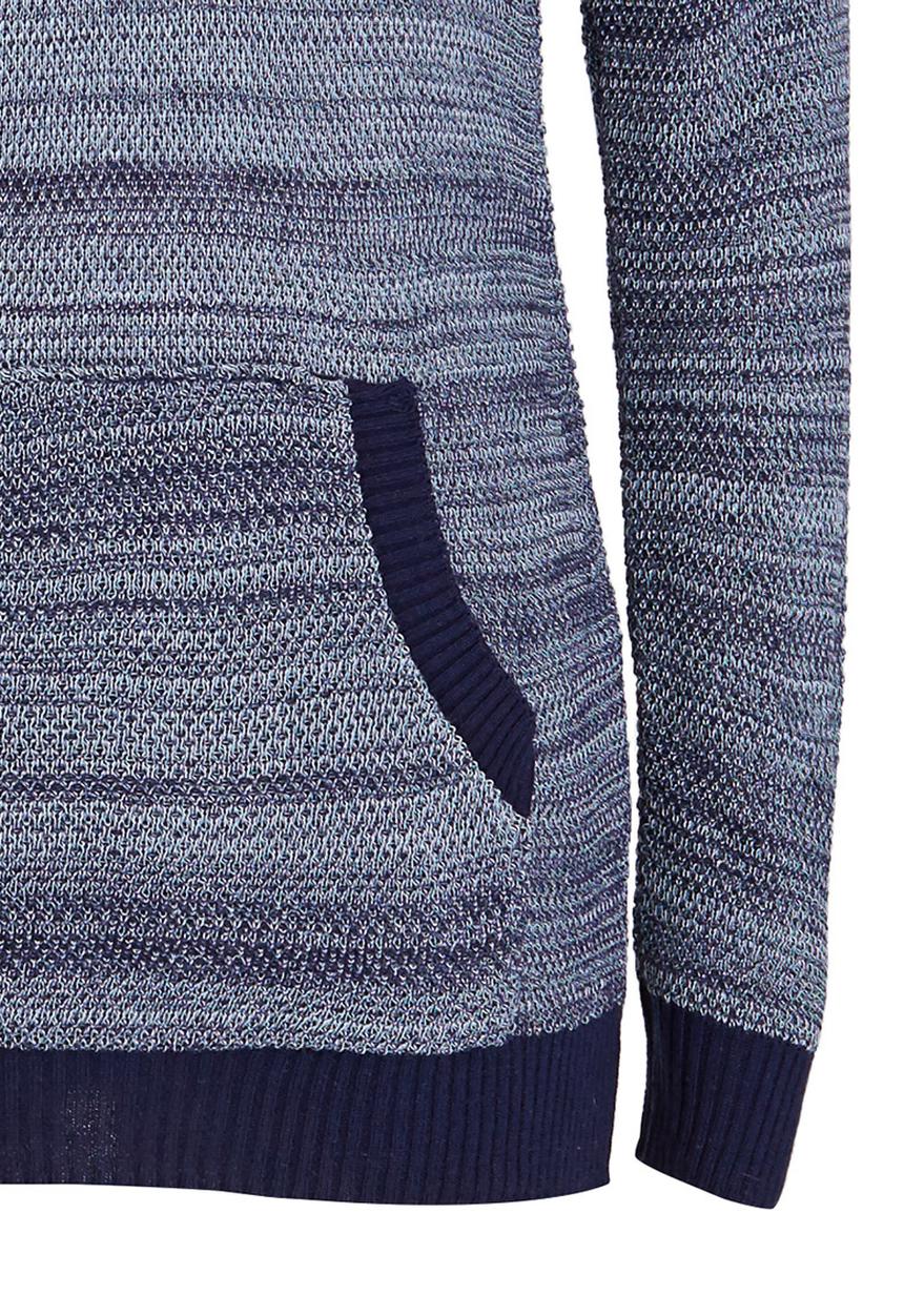 Rebel Republic - Hooded Jumper Navy