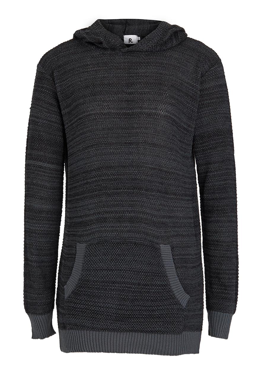 Rebel Republic - Hooded Jumper Dark Grey