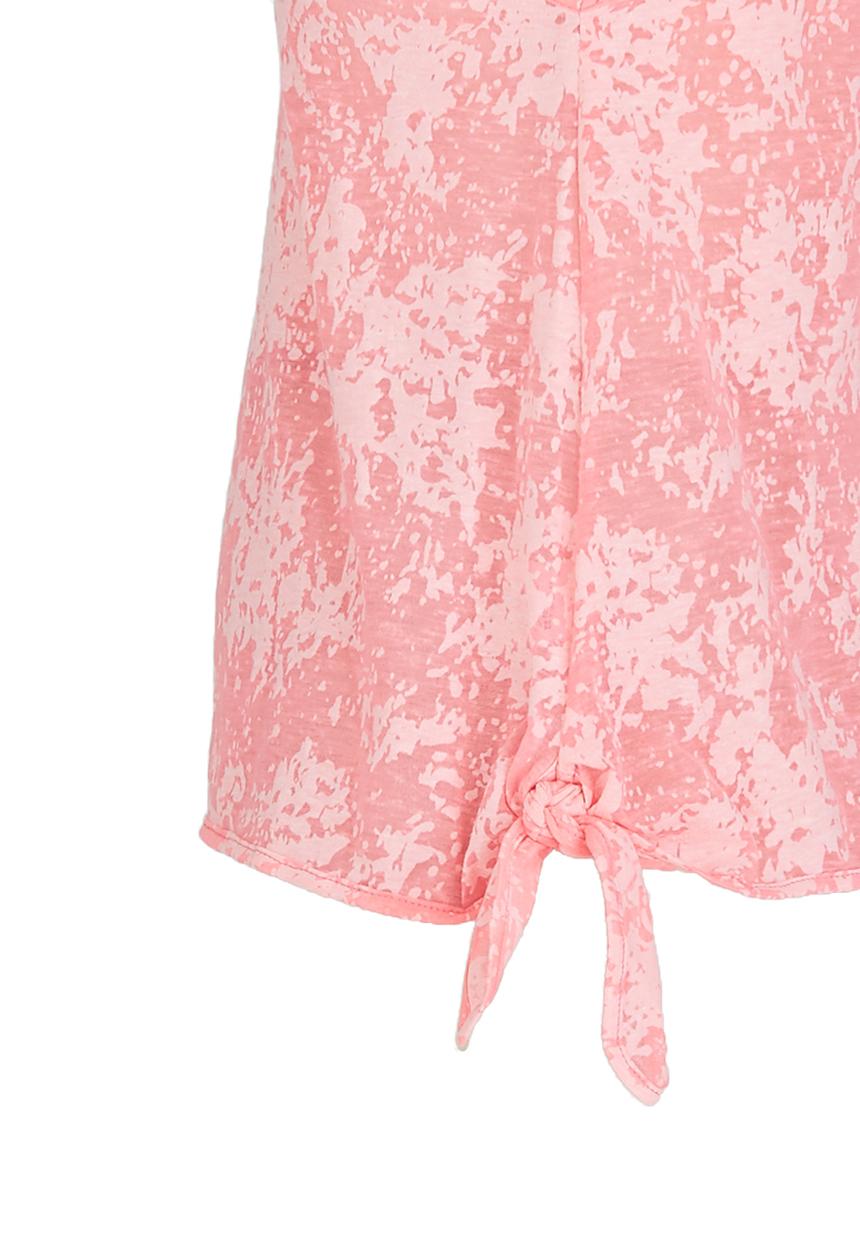 Rebel Republic - Side Tie Top Cerise Pink