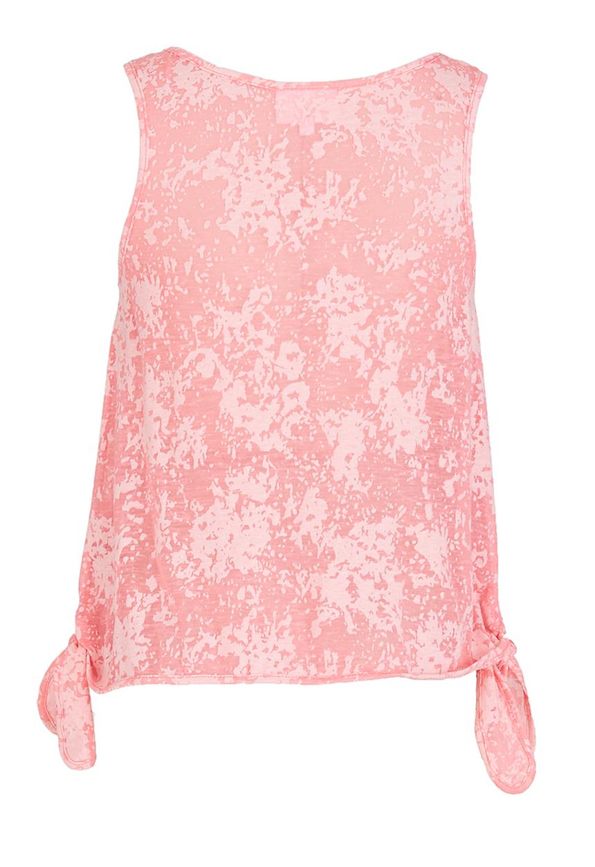 Rebel Republic - Side Tie Top Cerise Pink