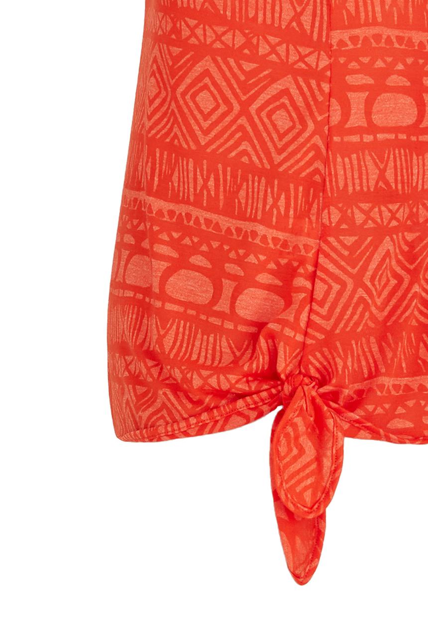 Rebel Republic - Side Tie Top Red